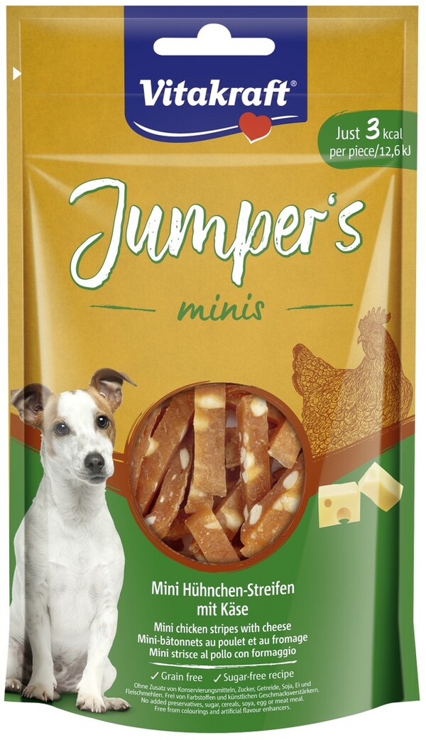 Bild 1 von Vitakraft Hundesnack Jumpers minis ChickenCheese 80 g