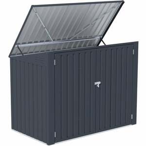Mülltonnenbox Mülltonnenverkleidung Gartenbox für 2x 240L Müllbox