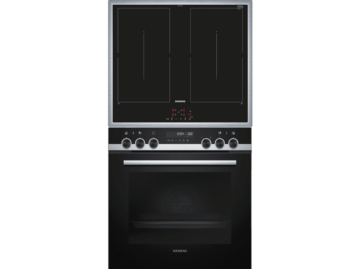 Bild 1 von SIEMENS PQ521DA0ZM iQ500, Einbauherdset (Induktionskochfeld, A, 71 Liter)