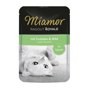 Miamor Ragout Royale in Sauce 22x100g Truthahn & Wild