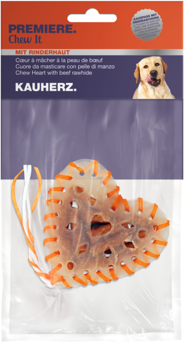 Bild 1 von PREMIERE Chew It Kauherz 4x38g