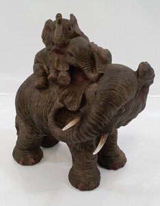 Dekofigur Elefant 3-er Gruppe 27 x 25 x 13 cm