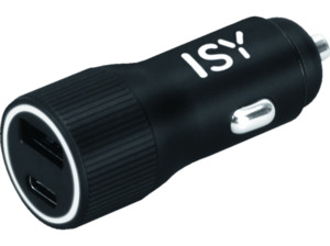 ISY ICC-8000 Auto-Ladegerät Universal 30 Watt, Schwarz