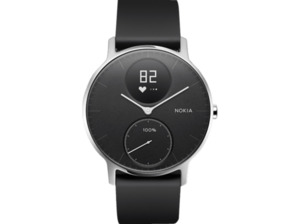 NOKIA Activité STEEL HR Fitnesstracker kaufen. Armband: Silikonband, 36 mm, Farbe Schwarz | SATURN