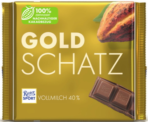 Bild 1 von Ritter Sport Goldschatz 250G