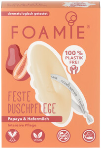 Foamie Feste Duschpflege Papaya & Hafermilch 80G