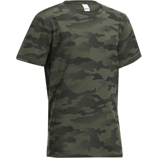 Bild 1 von Jagd-T-Shirt 100 Kinder Camouflage grün