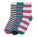 Bild 1 von Damen-Socken mit Trend-Muster, 3er-Pack