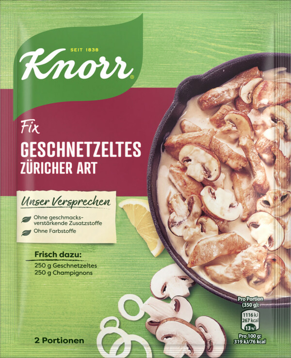 Bild 1 von Knorr Fix Geschnetzeltes Züricher Art 36 g