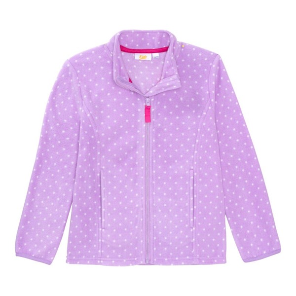 Bild 1 von Mädchen-Fleece-Jacke mit Punkte-Muster