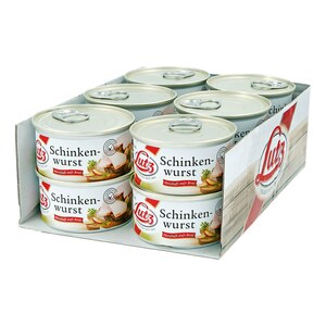 Lutz Schinkenwurst 125 g, 12er Pack