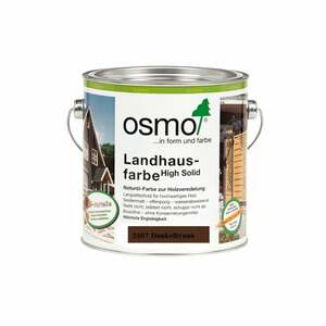 Landhausfarbe 2,5L dunkelbraun Holzschutzfarbe - Osmo