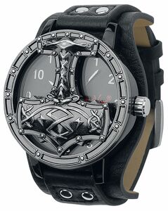 etNox Time Thors Hammer Armbanduhren schwarz