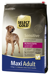 SELECT GOLD Sensitive Adult Maxi Pferd & Tapioka 4 kg