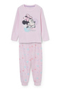 Bild 1 von C&A Minnie Maus-Fleece-Pyjama-Glanz-Effekt, Rosa, Größe: 92
