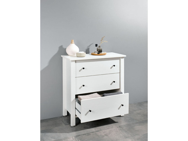 Bild 4 von Livarno Home Kommode »Stockholm« weiß, Kiefer-Optik