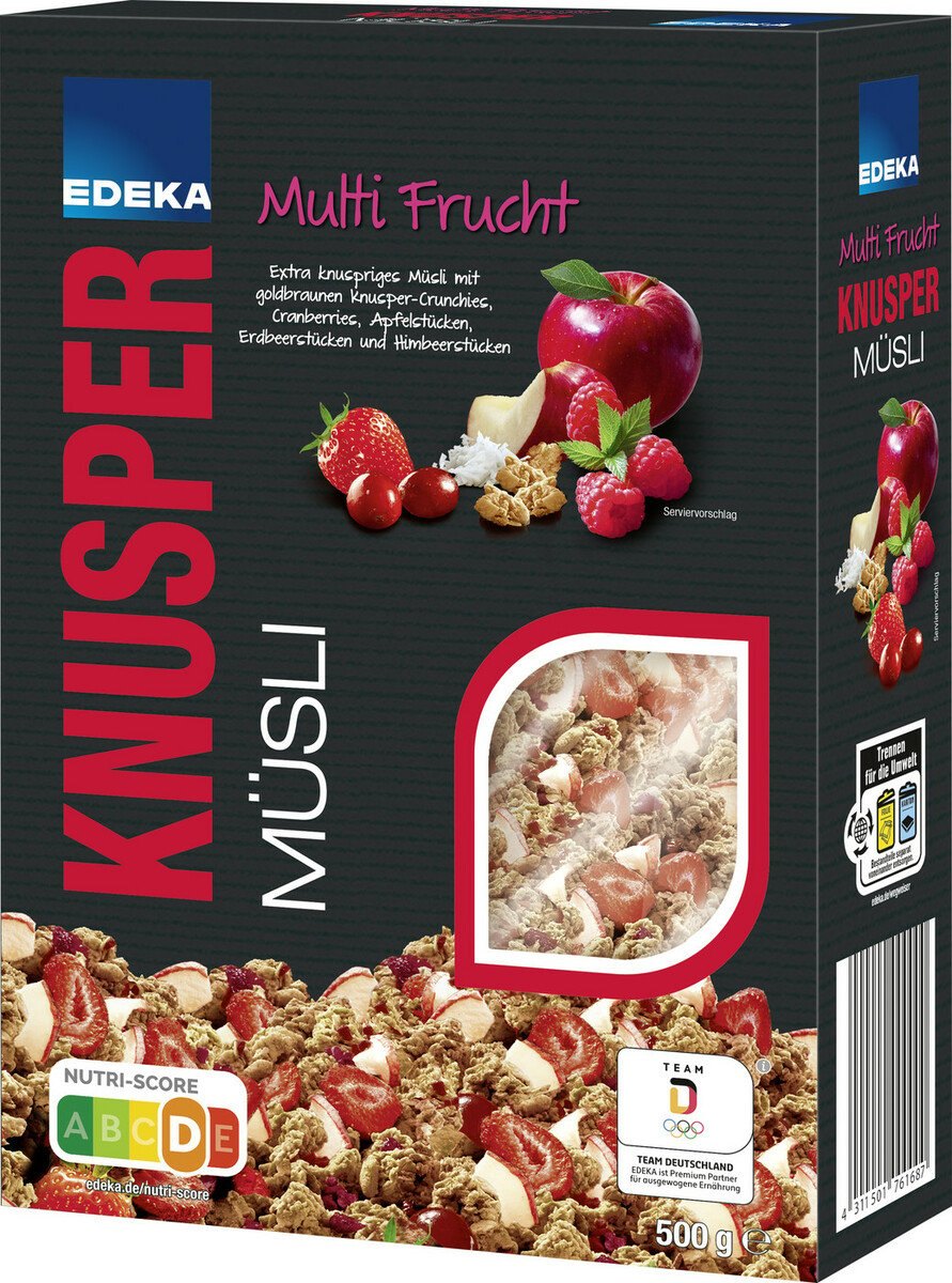 EDEKA Knusper Müsli Multi Frucht 500G von Edeka24 für 3,29 € ansehen!