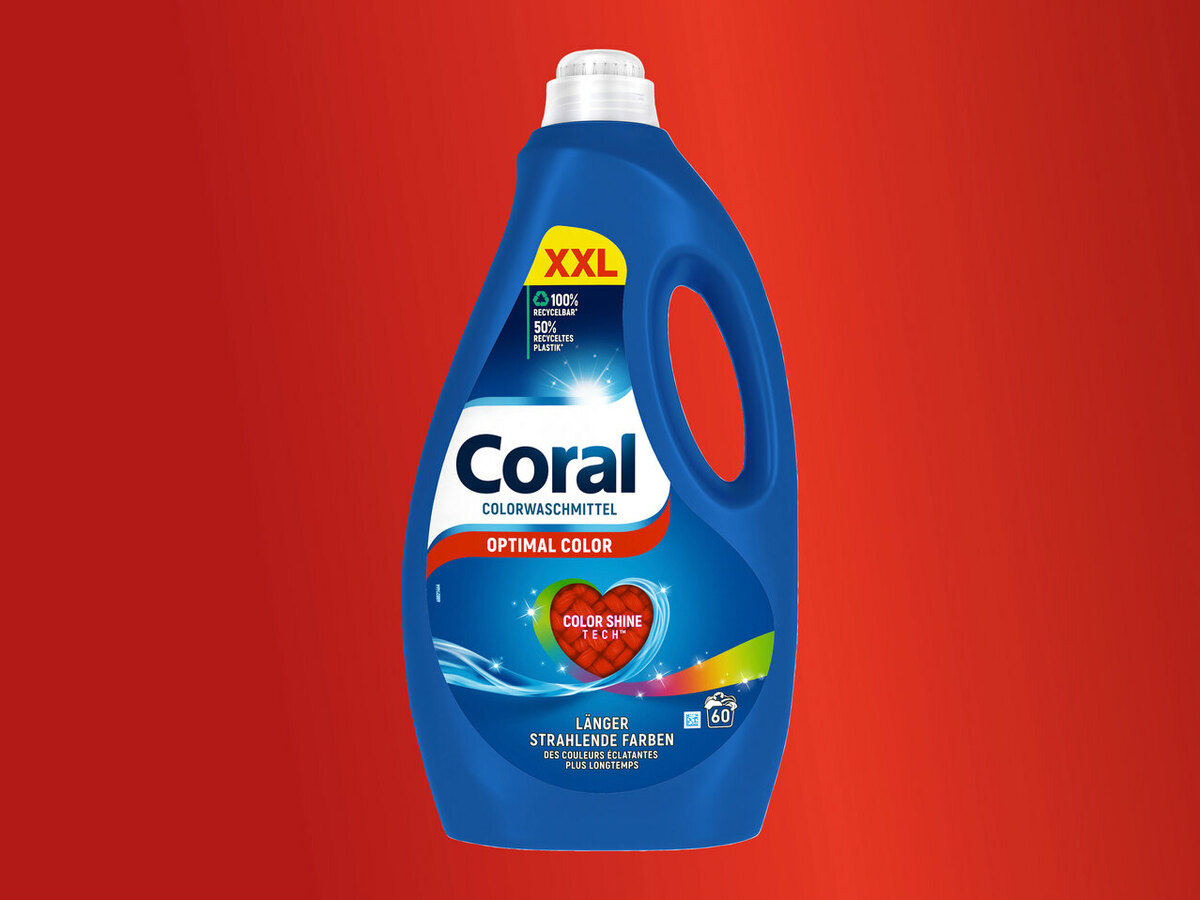 Bild 1 von Coral Flüssigwaschmittel Color XXL 60 Wäschen