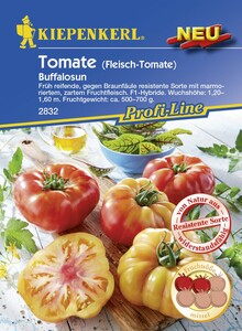 Kiepenkerl Fleisch-Tomate Buffalosun, F1
, 
Inhalt reicht für 7 Korn