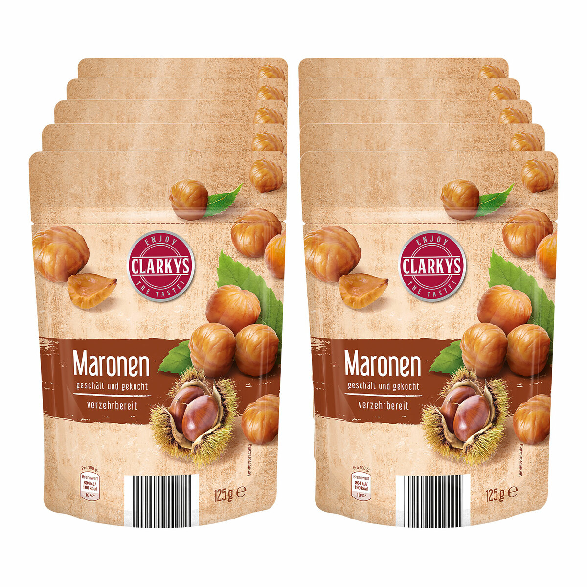 Bild 1 von Clarkys Maronen 125 g, 10er Pack