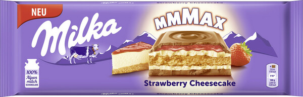Bild 1 von Milka Strawberry Cheesecake Großtafel 300G