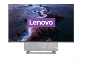 LENOVO Yoga AIO 7, All-In-One PC mit 27 Zoll Display, AMD Ryzen™ 7 Prozessor, 16 GB RAM, 1 TB SSD, Radeon Grafik, Cloud Grey, Moon White