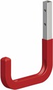 Bild 1 von alfer Wandhaken gummiert
, 
T 15 x H 21 cm, Stahl verzinkt rot