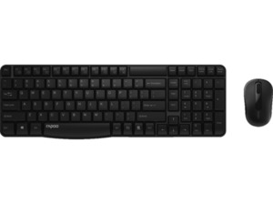 RAPOO X1800S, Tastatur-Maus Set, Schwarz