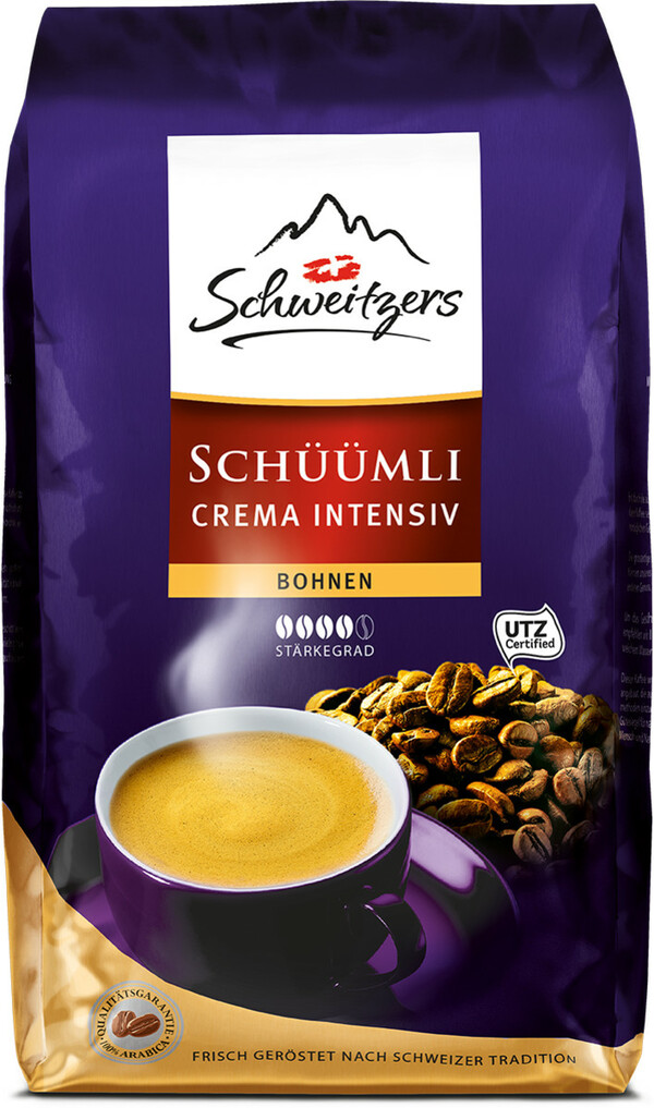 Bild 1 von Schweitzers Crema Intensiv ganze Bohne 1 kg