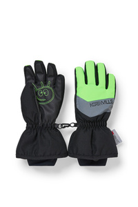 C&A Ski-Handschuhe, Schwarz, Größe: 98-104