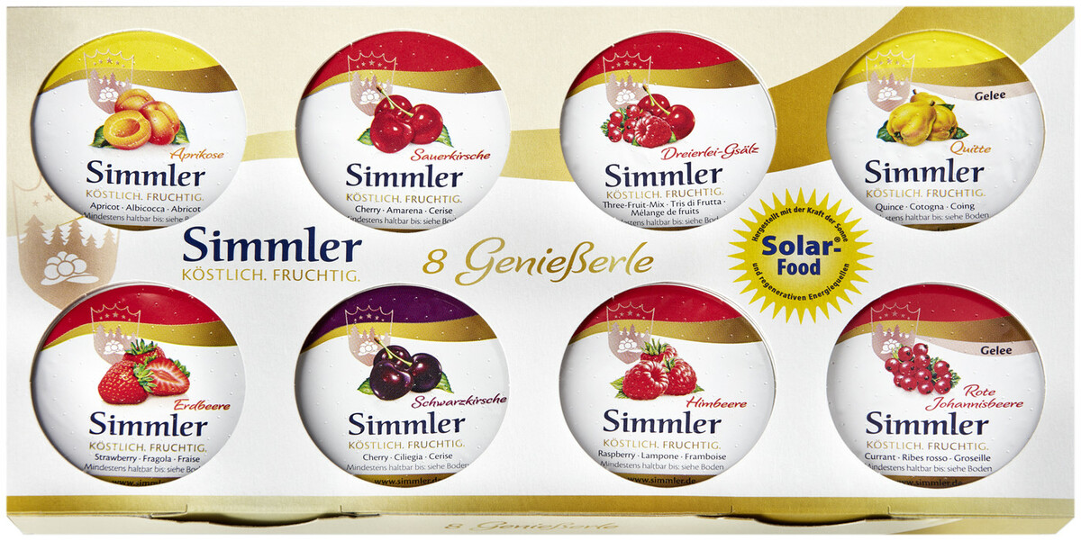 Bild 1 von Simmler Konfitüre in Portionen 8x 25 g