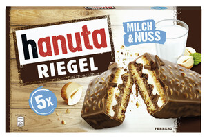 Ferrero Hanuta Riegel Milch & Nuss 5ST 172,5G