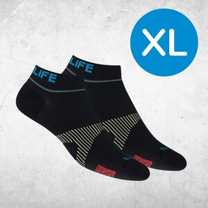 NeuroSocks Athletic NoShow Socken / schwarz / XL