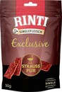 Bild 1 von Rinti Hundesnack Singlefleisch Strauß pur
, 
50g