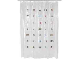 FUJIFILM Instax Mini Shower Curtain Duschvorhang in Weiß
