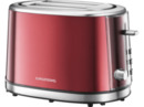 Bild 1 von GRUNDIG TA 6330 Toaster Metallic/Rot/Edelstahl (850 Watt, Schlitze: 2)