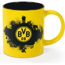 Bild 2 von BVB Kaffeebecher 350 ml schwarz/gelb mit Logo