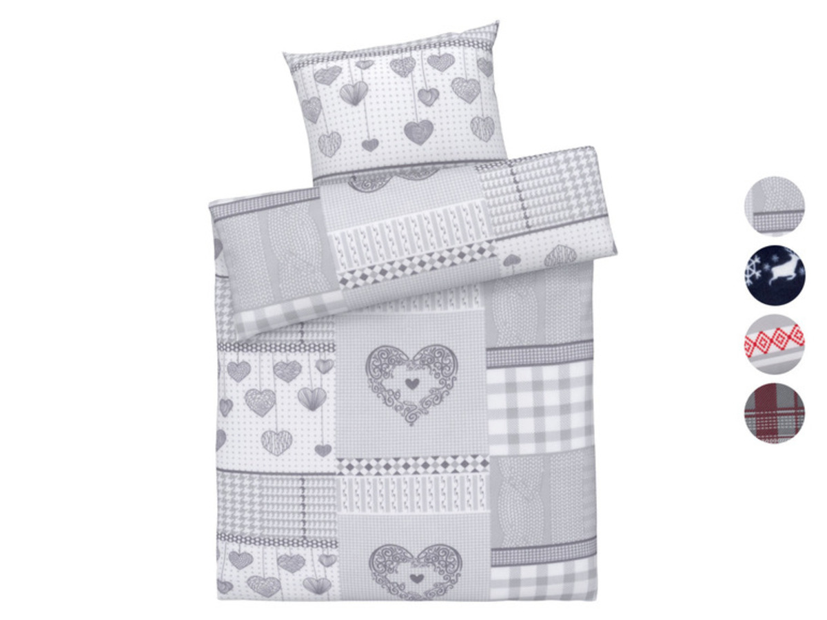 Bild 1 von Livarno Home Fleece Bettwäsche, 135 x 200 cm