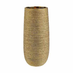 Vase H 38 cm gold