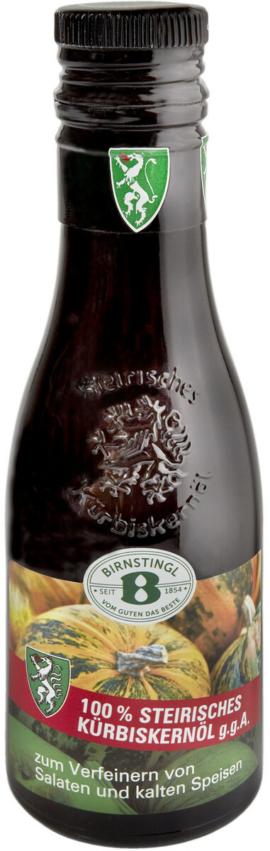 Bild 1 von Ölmühle Birnstingl 100% Steirisches Kürbiskernöl g.g.A. 250 ml