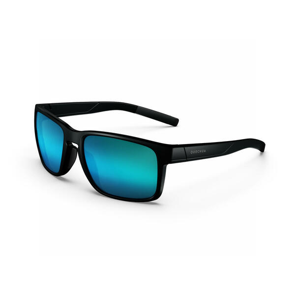 Bild 1 von Sonnenbrille Wandern MH 530 Kategorie 3 Polarisierend Erwachsene schwarz/blau