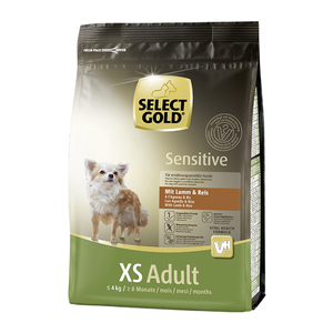 SELECT GOLD Sensitive XS Adult Lamm & Reis