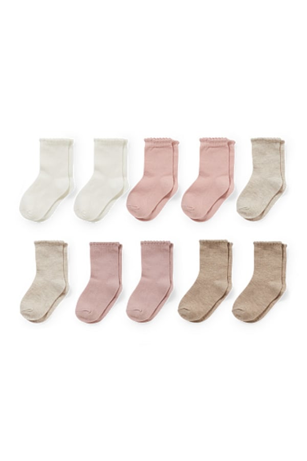 Bild 1 von C&A Multipack 10er-Baby-Socken, Weiß, Größe: 15-17