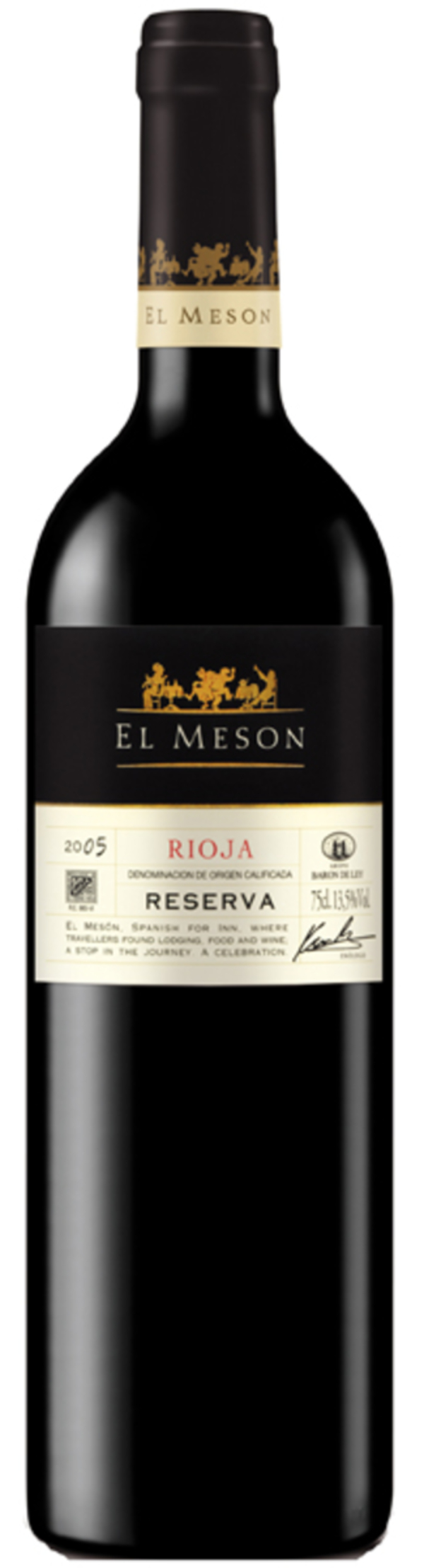 Bild 1 von El Meson Rioja Reserva Tempranillo Rotwein 2015 0,75 ltr