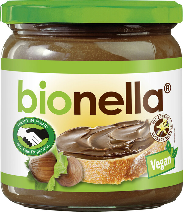 Bild 1 von Bionella Bio Nuss-Nougat-Creme vegan 400 g