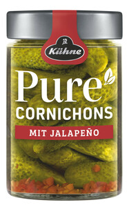 Kühne Pure Cornichons mit Jalapenos 310G