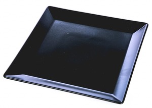 Tokyo Dessertplatte, 21x21cm, 1 Stück, Schwarz