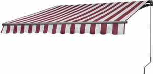 TrendLine Gelenkarm-Markise Red Stripe, Breite: 300 cm, Ausfall: 250 cm