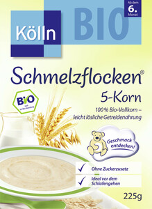 Kölln Bio 5-Korn Schmelzflocken 225g