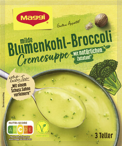 Maggi Guten Appetit Milde Blumenkohl-Broccoli Cremesuppe ergibt 750ML